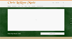 Desktop Screenshot of chrislarosemusic.com